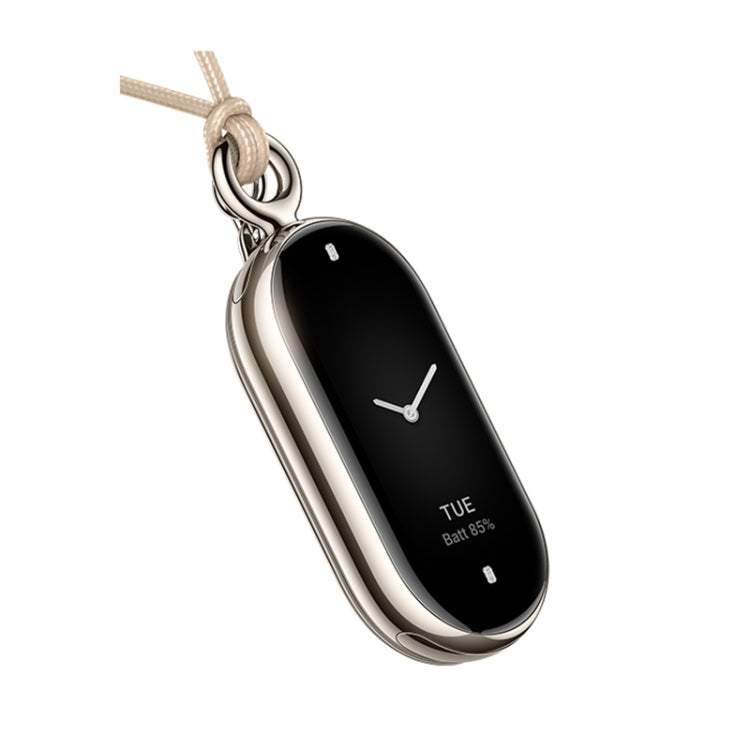 Original For Xiaomi Mi Band 8 Metal Pendant + Leather Watch Necklace - Watch Bands by Xiaomi | Online Shopping South Africa | PMC Jewellery | Buy Now Pay Later Mobicred