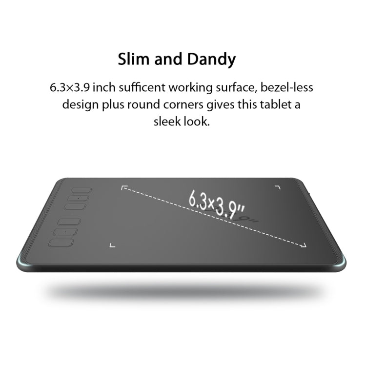 HUION Inspiroy Series H640P 5080LPI Professional Art USB Graphics Drawing Tablet for Windows / Mac OS, with Battery-free Pen - free shipping - PMC TechLife - Order now!