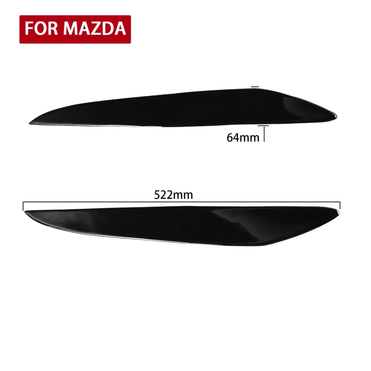 Car ABS Light Eyebrow For Mazda 3 2010-2013 - free shipping - PMC TechLife - Order now!