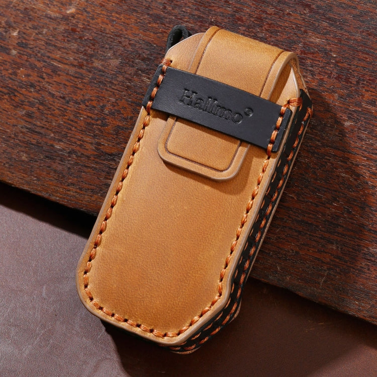 For Kia 3-button Hallmo Car Cowhide Leather Key Protective Cover Key Case(Blue) - free shipping - PMC TechLife - Order now!