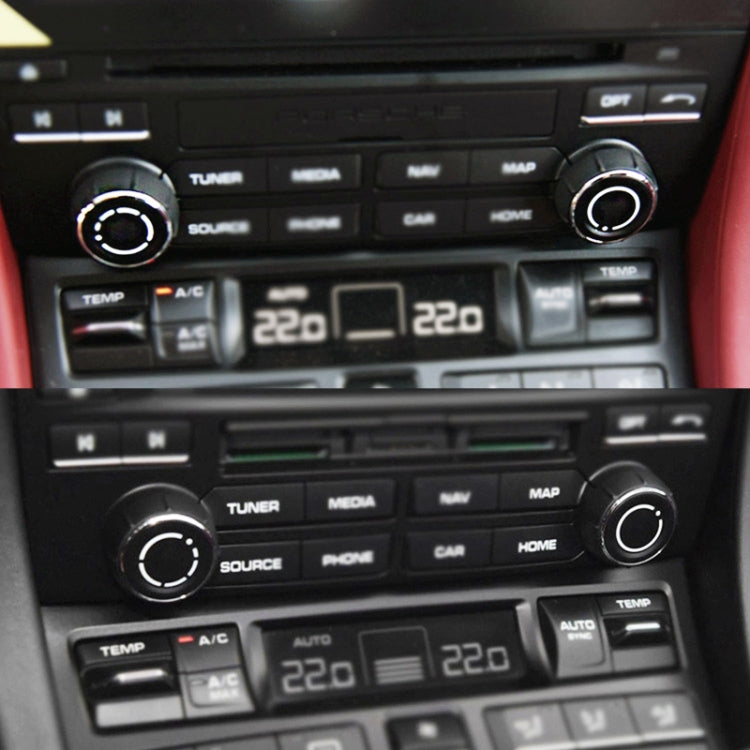 For Porsche Cayenne Left Driving Car Right CD Player Volume Adjustment Knob Cover 97064292901 - Car Switches by PMC TechLife | Online Shopping South Africa | PMC TechLife | Buy Now Pay Later Mobicred