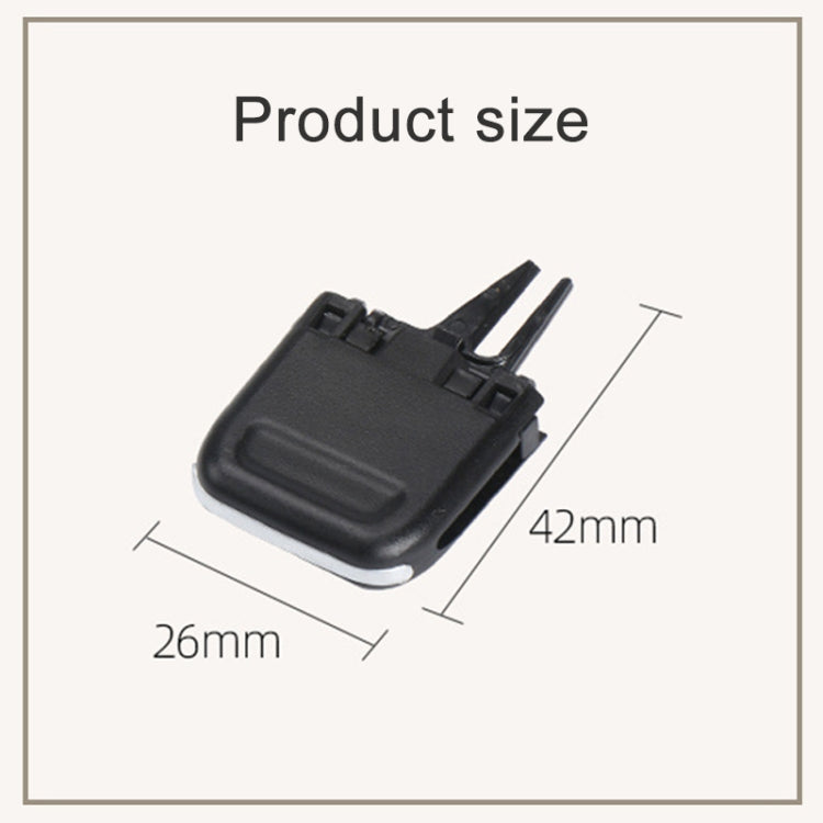 For Porsche Macan Left Driving Car Middle Air Conditioning Air Outlet Paddle 95B819201B-1 - Air Conditioning System by PMC TechLife | Online Shopping South Africa | PMC TechLife