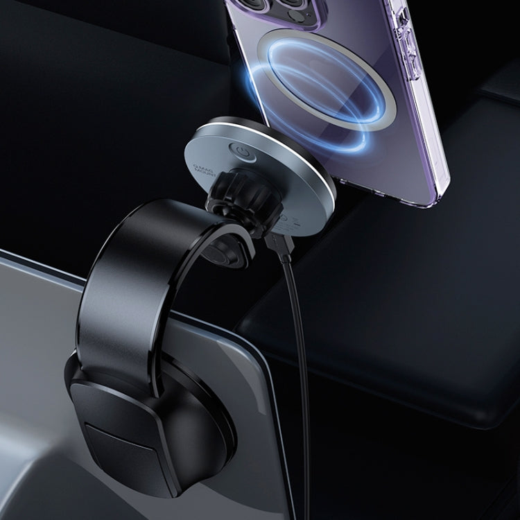 MOMAX CM25B Magnetic Wireless Charger Car Suction Cup Phone Holder - free shipping - PMC TechLife - Order now!