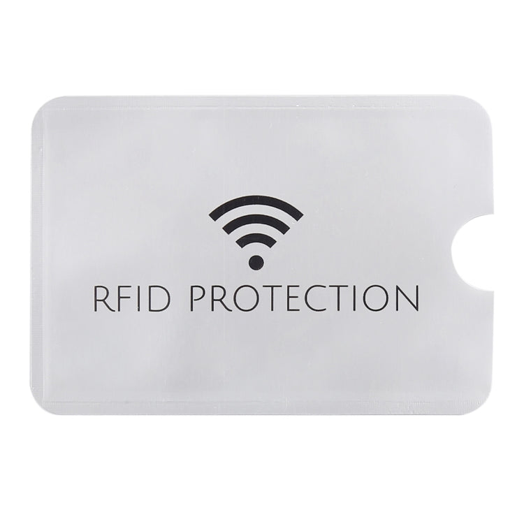 100pcs Aluminum Foil Anti Theft RFID Blocking Sleeve Card Protector, Size: 9.1*6.3cm - free shipping - PMC TechLife - Order now!