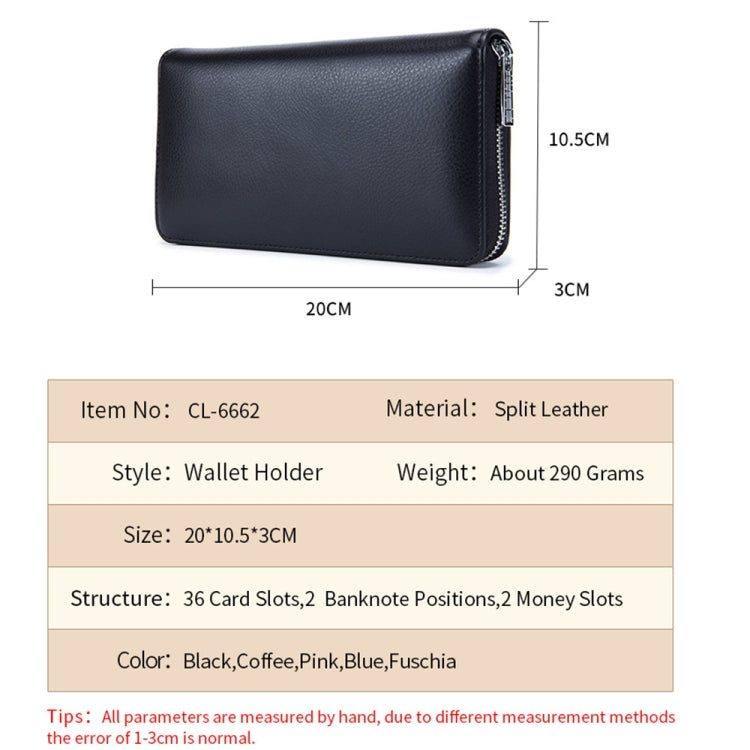 Two-Layer Cowhide Leather Organ Card Holder Multiple-Card RFID Anti-Theft Wallet Bag(Baby Blue) - free shipping - PMC TechLife - Order now!