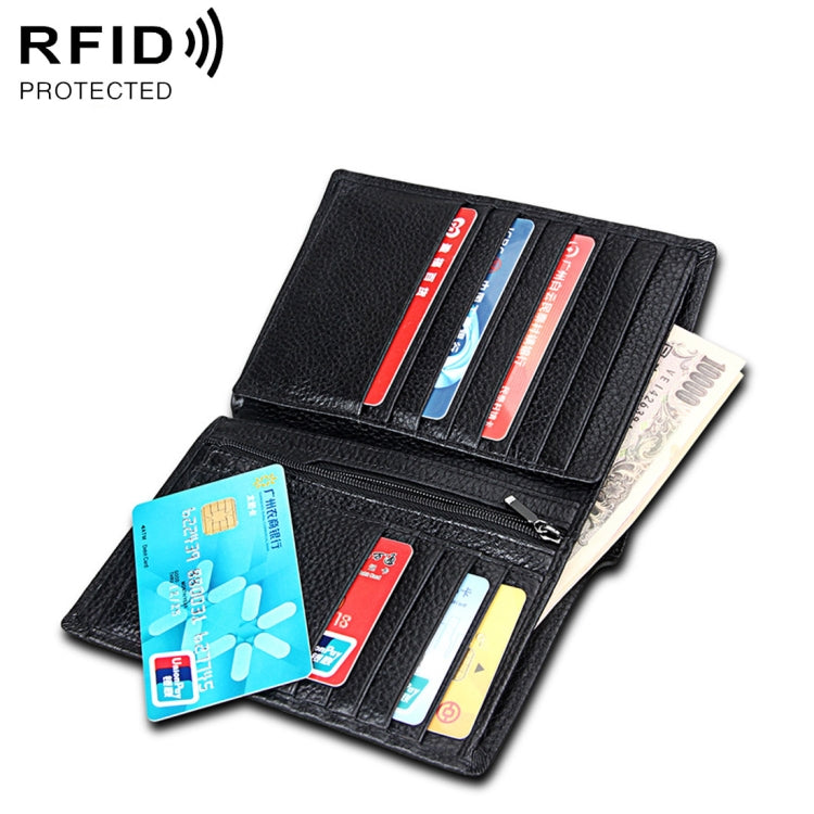 8219 Antimagnetic RFID Men Multi-functional Wallet Card Bag Passport Package - Antimagnetic RFID Package by PMC TechLife | Online Shopping South Africa | PMC TechLife | Buy Now Pay Later Mobicred