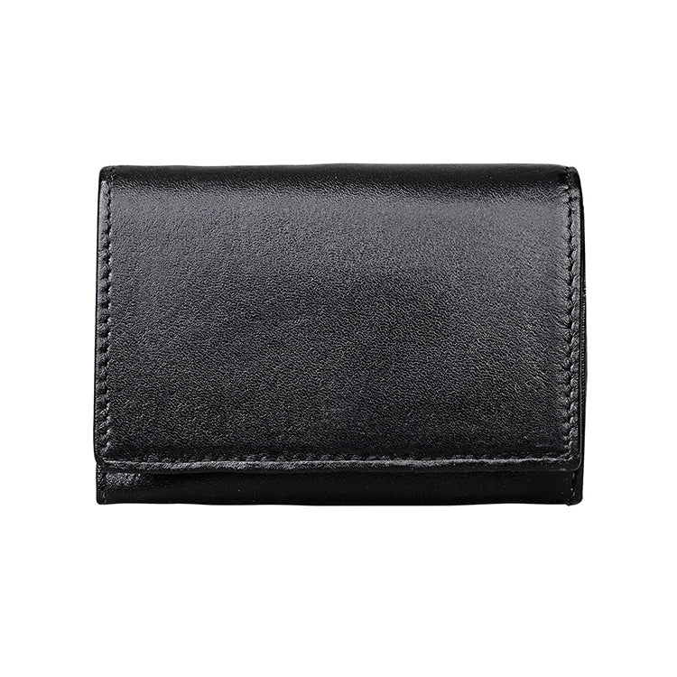 KB171 Antimagnetic RFID Crazy Horse Texture Leather Card Holder Wallet for Men and Women(Black) - free shipping - PMC TechLife - Order now!