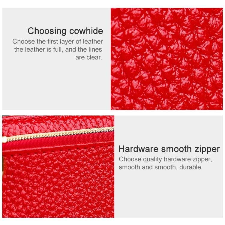 2013 Multifunctional Litchi Texture Women Large Capacity Hand Wallet with Card Slots(Pink) - Antimagnetic RFID Package by PMC TechLife | Online Shopping South Africa | PMC TechLife | Buy Now Pay Later Mobicred