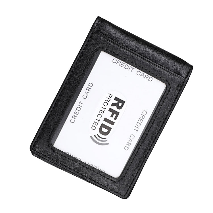 9037 Antimagnetic RFID Crazy Horse Texture Leather Wallet Billfold for Men and Women(Black) - free shipping - PMC TechLife - Order now!