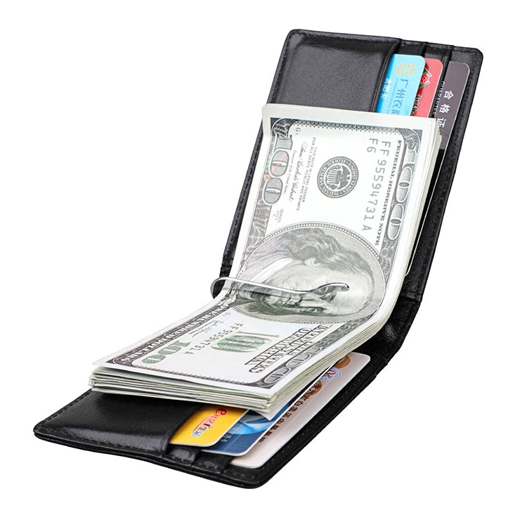 9037 Antimagnetic RFID Crazy Horse Texture Leather Wallet Billfold for Men and Women(Black) - free shipping - PMC TechLife - Order now!