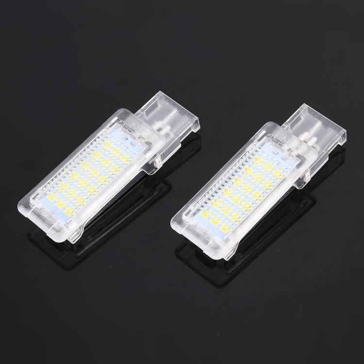 2 PCS DC12V / 1.5W / 6000K / 100LM Car Foot Nest Lights Footwell Lamp Seat Lamp 18LEDs SMD-3528 Lamps for Volkswagen(White Light) - Atmosphere lights by PMC TechLife | Online Shopping South Africa | PMC TechLife