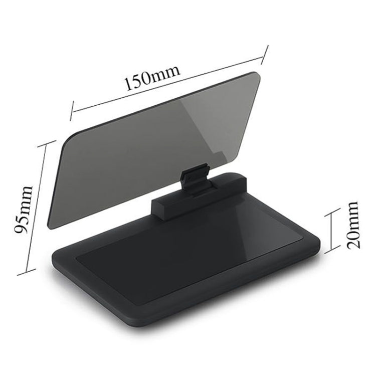 H6 Multi-function Car Smartphone Navigation Head Up Display Holder for 6 Inch Smartphone - Car Holders by PMC TechLife | Online Shopping South Africa | PMC TechLife