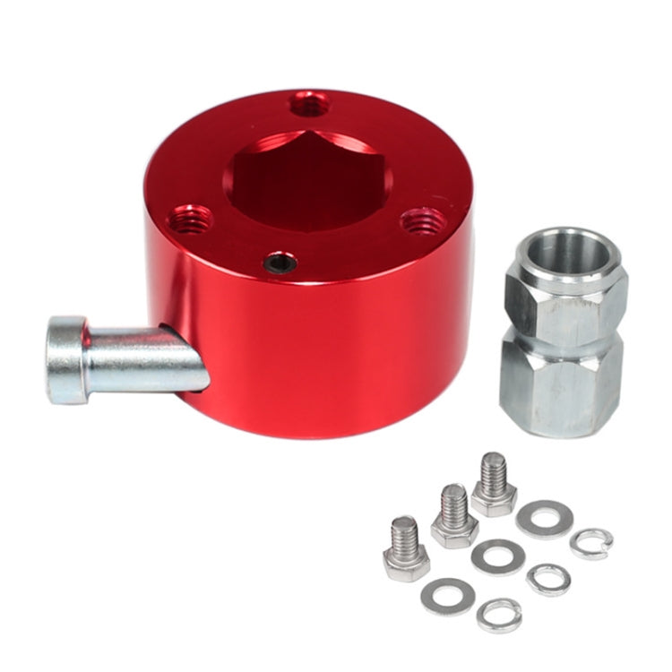 Universal Aluminum Car Steering Wheel Quick Release Disconnect Hub 3/4 inch Shaft Size(Red) - free shipping - PMC TechLife - Order now!