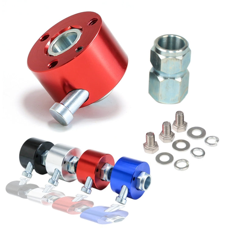 Universal Aluminum Car Steering Wheel Quick Release Disconnect Hub 3/4 inch Shaft Size(Red) - free shipping - PMC TechLife - Order now!