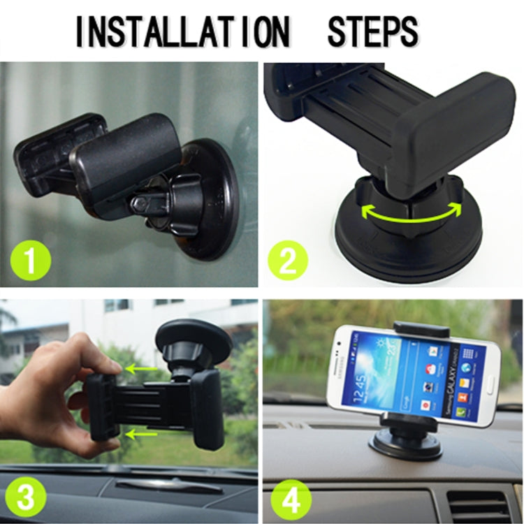 3R-1005 Universal Car Suction Cup Mount Bracket Phone Holder for 68-80mm Mobile Phone - free shipping - PMC TechLife - Order now!