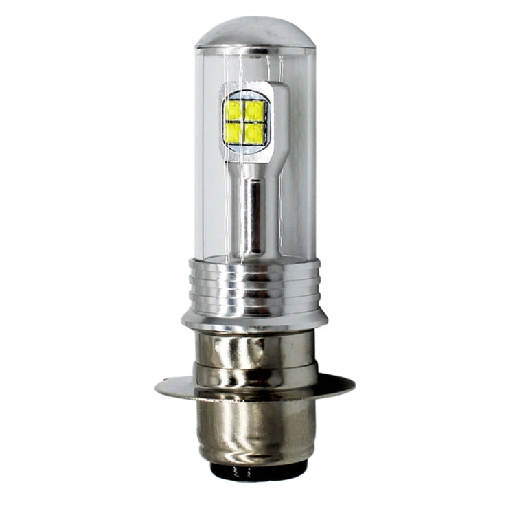 Motorcycle Headlights 750LM 6000K White H6M/P15D 40W 8-LED Bulbs, DC 12-24V - free shipping - PMC TechLife - Order now!