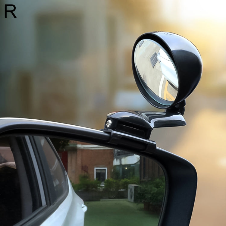3R-095 Auxiliary Rear View Mirror Car Adjustable Blind Spot Mirror Wide Angle Auxiliary Rear View Side Mirror for Right Mirror(Black) - Convex Mirror & Accessories by 3R | Online Shopping South Africa | PMC TechLife | Buy Now Pay Later Mobicred