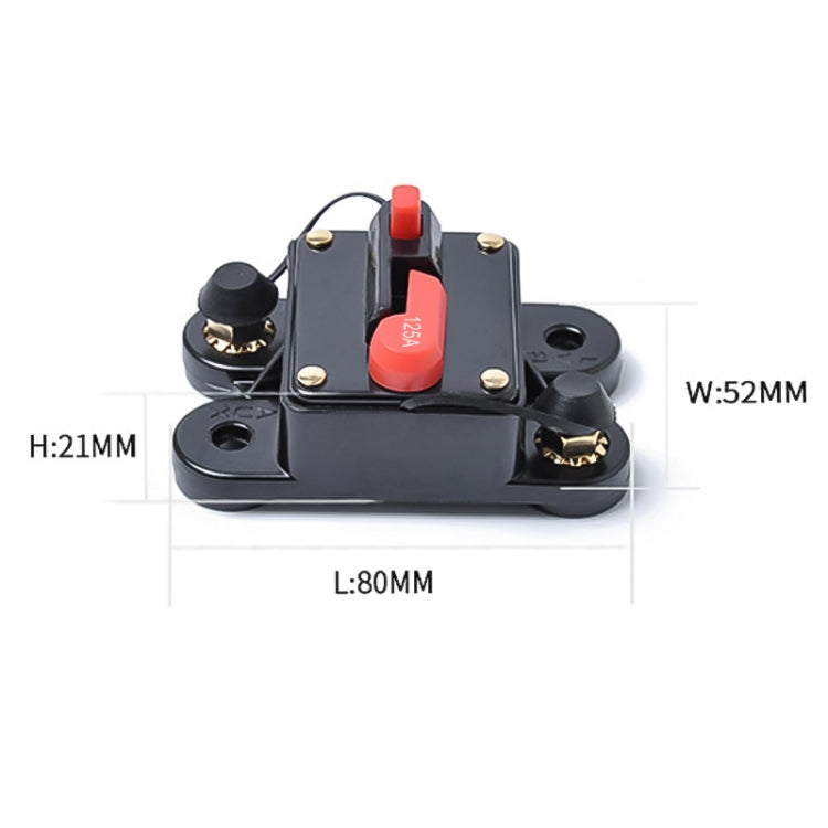 125A DC 12-24V Car Audio Stereo Circuit Breaker Automatic Reset Fuse Holder - free shipping - PMC TechLife - Order now!