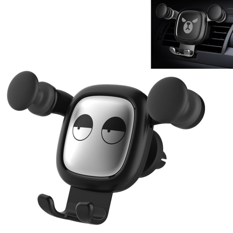 Big Eyes Pattern Gravity Cartoon Air Vent Car Mount Phone Holder(Black) - free shipping - PMC TechLife - Order now!