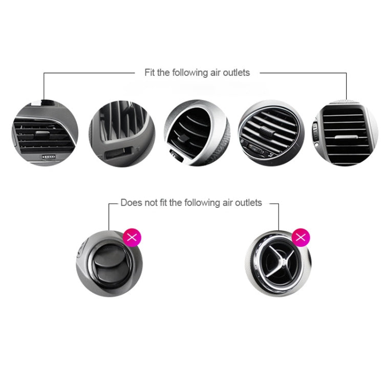 Big Eyes Pattern Gravity Cartoon Air Vent Car Mount Phone Holder(Black) - free shipping - PMC TechLife - Order now!