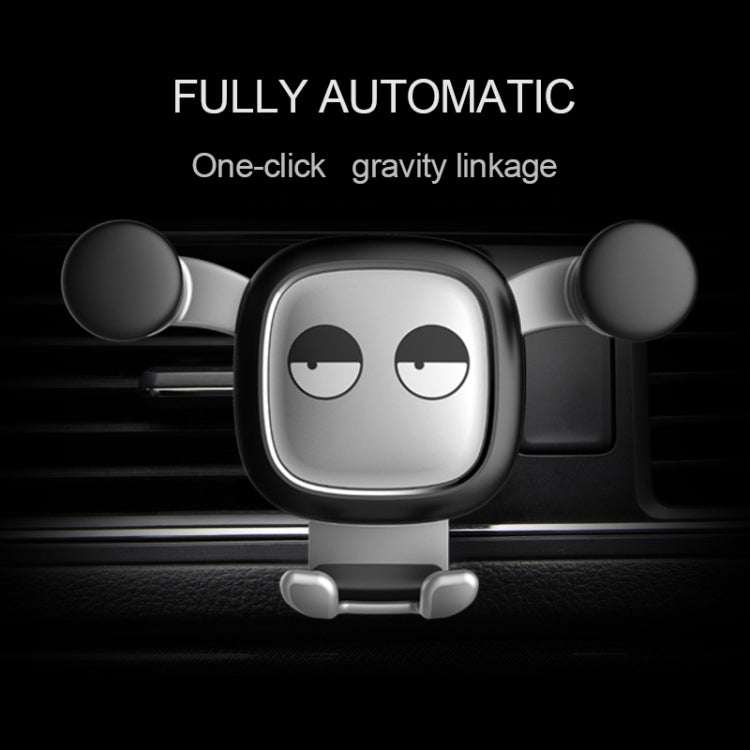 Big Eyes Pattern Gravity Cartoon Air Vent Car Mount Phone Holder(Black) - free shipping - PMC TechLife - Order now!