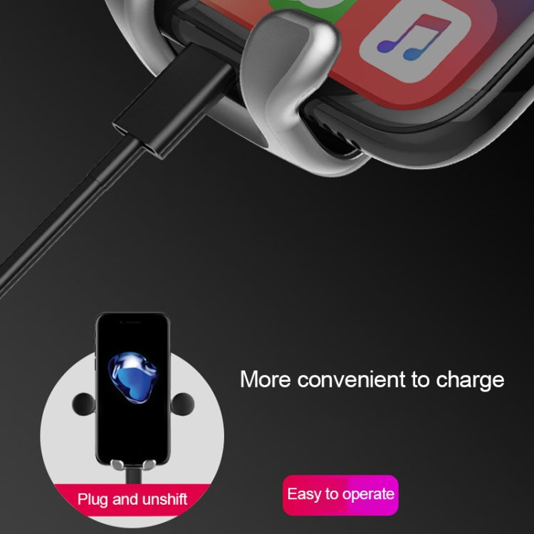 Big Eyes Pattern Gravity Cartoon Air Vent Car Mount Phone Holder(Silver) - Car Holders by PMC TechLife | Online Shopping South Africa | PMC TechLife