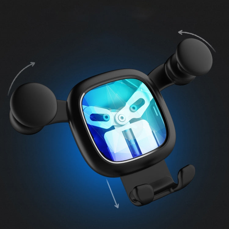 Big Eyes Pattern Gravity Cartoon Air Vent Car Mount Phone Holder(Silver) - Car Holders by PMC TechLife | Online Shopping South Africa | PMC TechLife