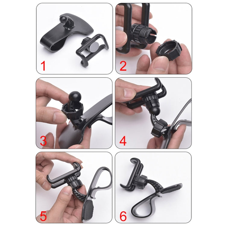 Multi-function Vehicle Navigation Frame Dashboard Car Mount Phone Holder, with Air Outlet - Car Holders by PMC TechLife | Online Shopping South Africa | PMC TechLife
