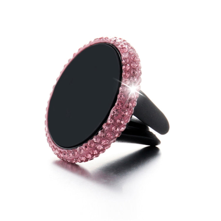 Car Diamond Magnetic Air Outlet Mobile Phone Holder(Pink) - Car Holders by PMC TechLife | Online Shopping South Africa | PMC TechLife