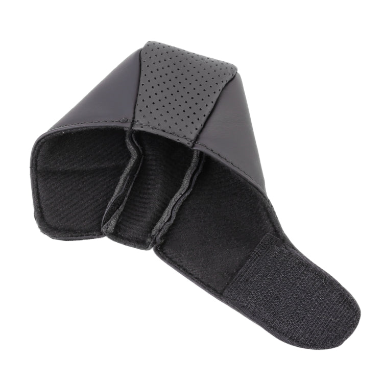 Universal Nonslip Breathable Genuine Leather Car Gear Shift Knob Cover(Black) - Shift Knob by PMC TechLife | Online Shopping South Africa | PMC TechLife | Buy Now Pay Later Mobicred