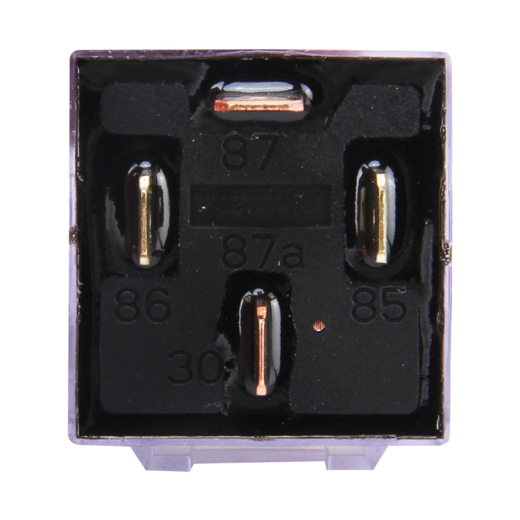 10 PCS JD-1912 80 AMP 12V Waterproof Car Auto Four Plugs Relay with Warning Light - Relays by PMC TechLife | Online Shopping South Africa | PMC TechLife