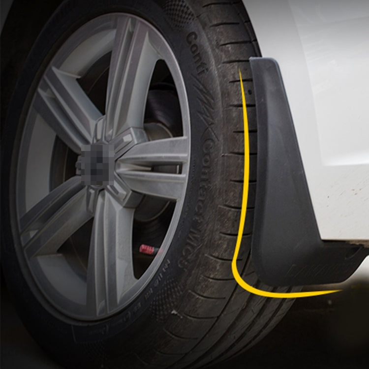 4 PCS Car Auto Semi-Rigid PVC Splash Flaps Mudguards Fender Guard for Audi A4L 2016 Version - free shipping - PMC TechLife - Order now!