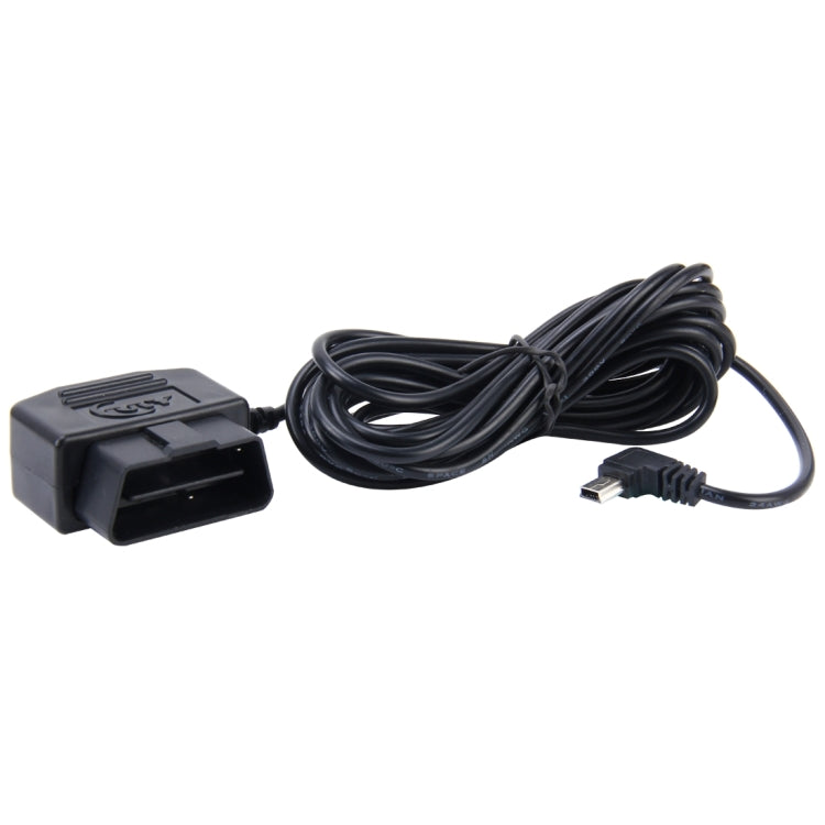 Car Auto 16Pin OBD Charging Cable Micro USB Power Adapter for GPS Tablet E-dog Phone, Cable Length: 2m - DIY Modified Charger by PMC TechLife | Online Shopping South Africa | PMC TechLife