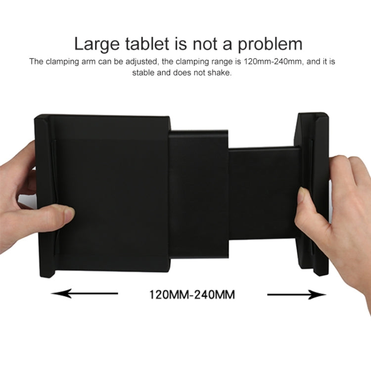 JT-G05 360 Degree Rotating Rear Seat Car Tablets Holder (Black) - Car Holders by PMC TechLife | Online Shopping South Africa | PMC TechLife