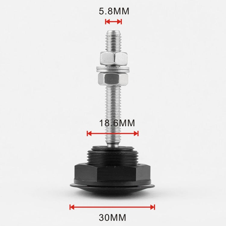 Car Mini Stainless Steel Quick-pins Push Button Billet Hood Pins Lock Clip Kit (Black) - free shipping - PMC TechLife - Order now!