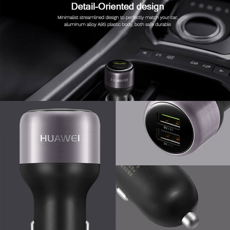 Original Huawei CP31 18W Max Dual USB Port Fast Charging Car Charger (Grey) - free shipping - PMC TechLife - Order now!