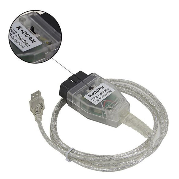 INPA K+CAN with Switch USB Interface Cable for BMW - Cables & Connectors by PMC Jewellery | Online Shopping South Africa | PMC Jewellery