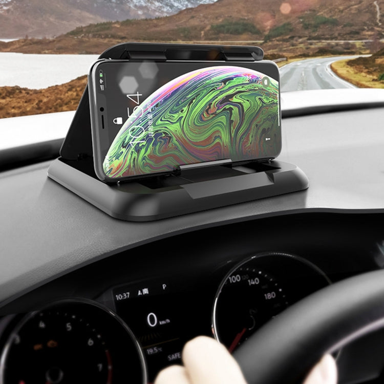 Car Carbon Fiber Texture Silicon Mobile Phone Holder for 3.5-6.8 inches Cellphone - Car Holders by PMC TechLife | Online Shopping South Africa | PMC TechLife
