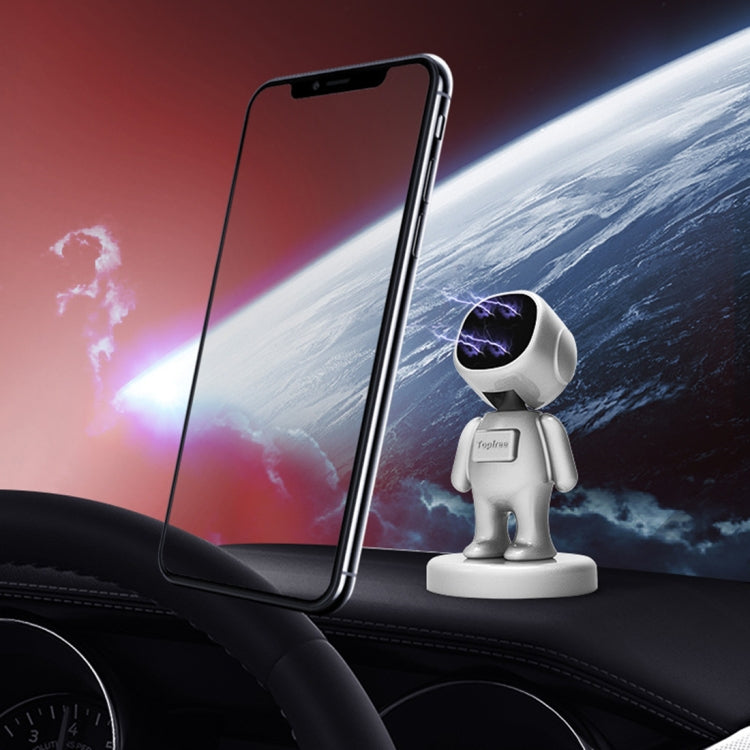 Little People Shape Car Adjustable Magnetic Mobile Phone Holder Bracket (White) - Car Holders by PMC TechLife | Online Shopping South Africa | PMC TechLife