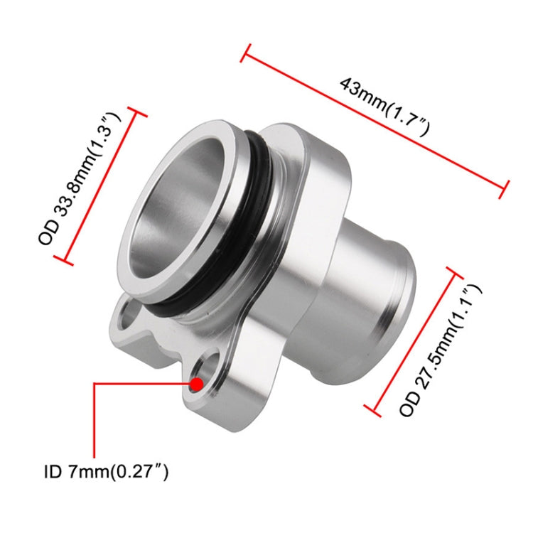Car Water Hose Joint Pipe Adaptor with Clamps for BMW 335i, Size: 28mm - free shipping - PMC TechLife - Order now!
