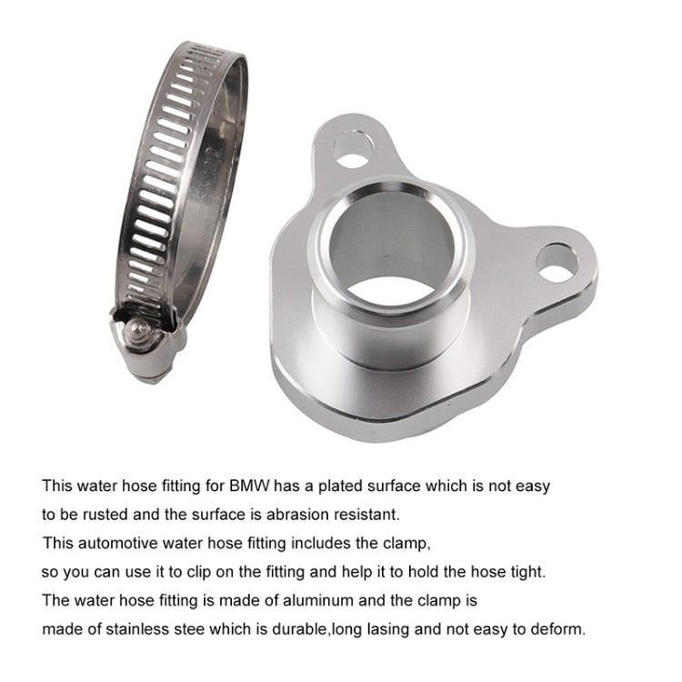 Car Water Hose Joint Pipe Adaptor with Clamps for BMW 335i, Size: 28mm - free shipping - PMC TechLife - Order now!
