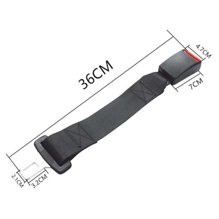 Universal Car Seat Belt Extension Strap, Length: 36cm - Seat Belts & Padding by PMC TechLife | Online Shopping South Africa | PMC TechLife | Buy Now Pay Later Mobicred