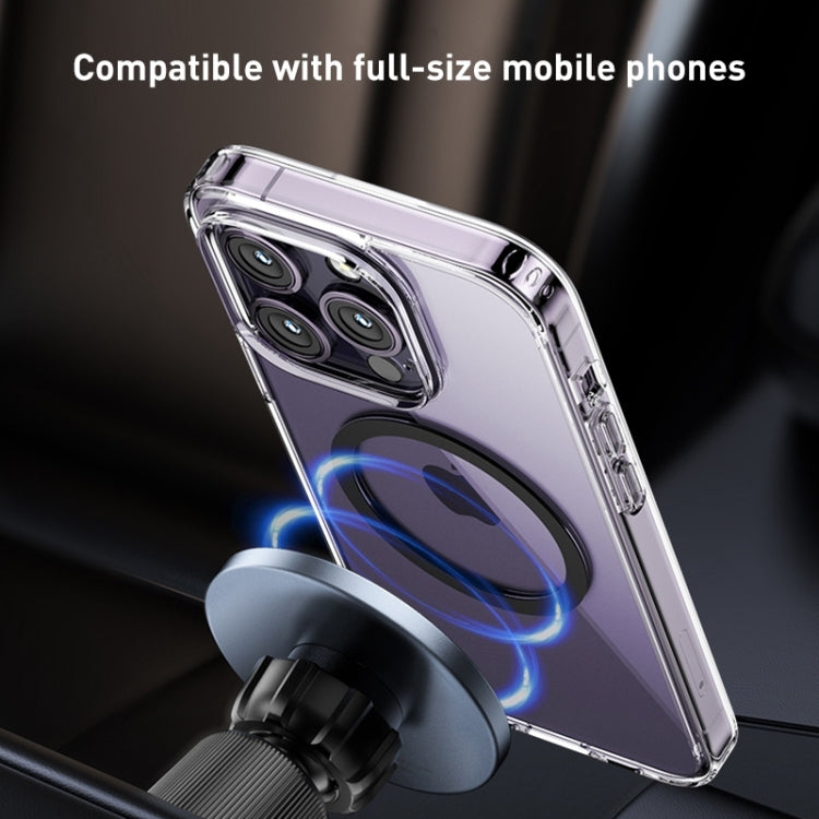 MOMAX MoVe Universal Transparent Magnetic Air Outlet Car Holder (Black) - Universal Car Holders by MOMAX | Online Shopping South Africa | PMC TechLife | Buy Now Pay Later Mobicred