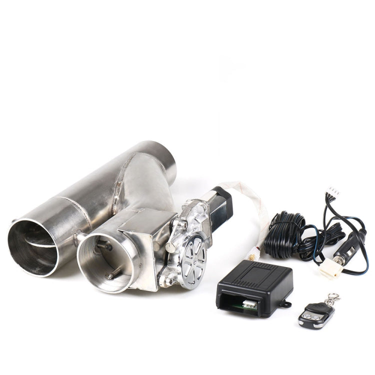 CNSPEED Y Shape 2 In 1 Car Remote Control Electric Exhaust Valve Pipe, Size: 2.25 inch - Exhaust Pipes by PMC TechLife | Online Shopping South Africa | PMC TechLife
