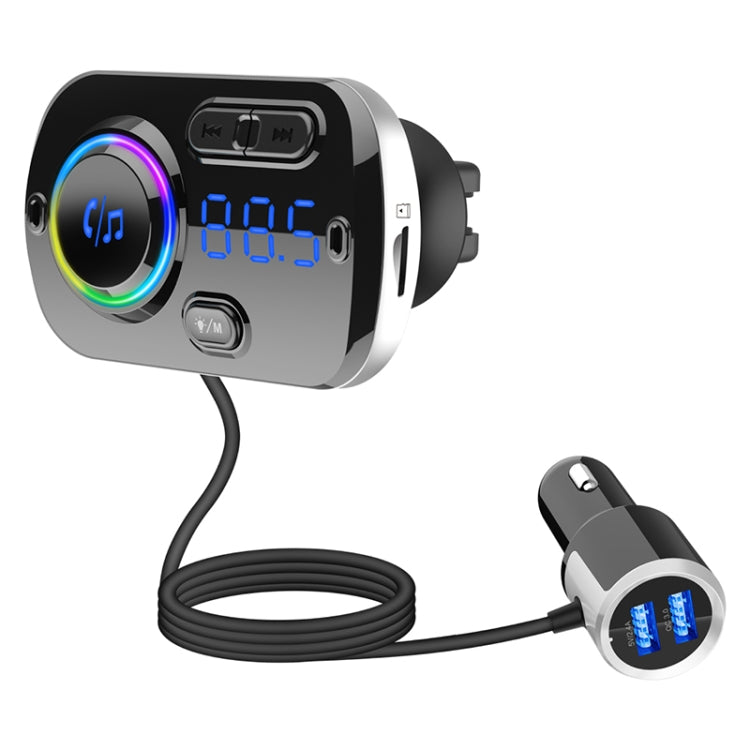BC49BQ Car Digital Radio Receiver Bluetooth MP3 Player FM Transmitter Voice Assistant QC3.0 Quick Charger - Bluetooth Car Kits by PMC TechLife | Online Shopping South Africa | PMC TechLife