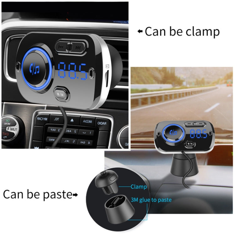 BC49BQ Car Digital Radio Receiver Bluetooth MP3 Player FM Transmitter Voice Assistant QC3.0 Quick Charger - Bluetooth Car Kits by PMC TechLife | Online Shopping South Africa | PMC TechLife