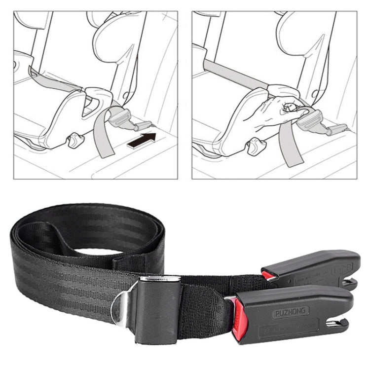 Car Kids Safety Seat Fixing Belt Children ISOFIX Interface Soft Connection Belt - Seat Accessories by PMC TechLife | Online Shopping South Africa | PMC TechLife