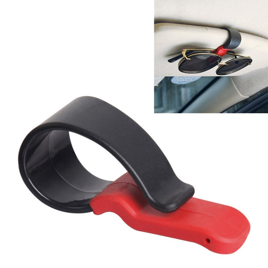 Multifunctional Car Glasses Mount Holder Card Bill Storage Clip(Red) - Sunglasses & Glasses Clips by PMC Jewellery | Online Shopping South Africa | PMC Jewellery