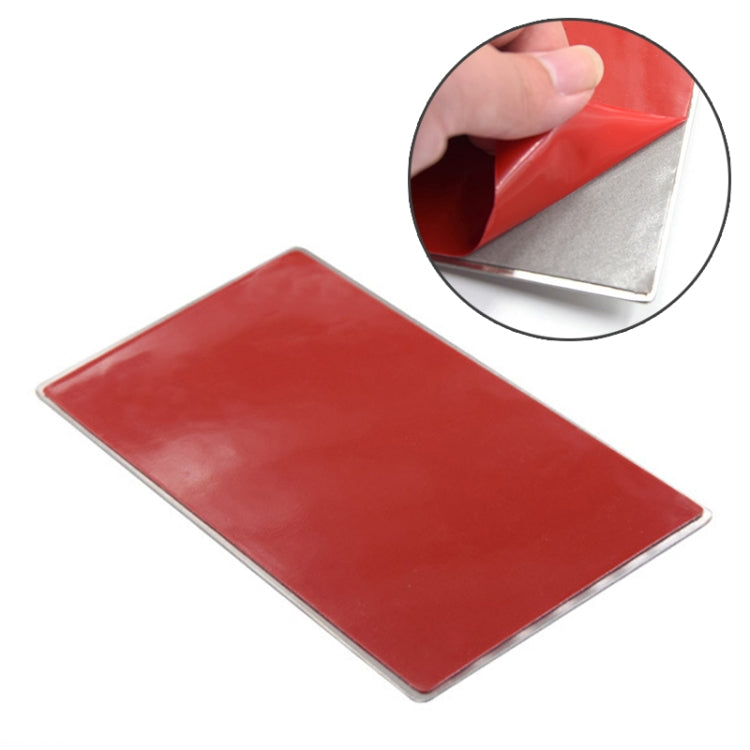 Portable Car Sunshade Makeup Mirror Stainless Steel Vanity Mirror, Size: 110 x 65mm - free shipping - PMC TechLife - Order now!