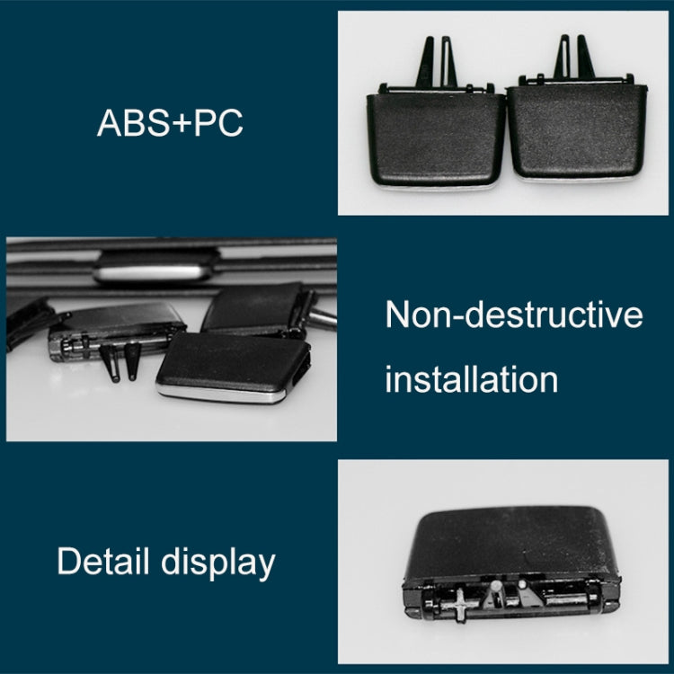 Car Front Air Conditioning Exhaust Switch Paddle Air Conditioning Leaf Clip for BMW 3 Series E90, Left and Right Drive Universal - Air Conditioning System by PMC TechLife | Online Shopping South Africa | PMC TechLife | Buy Now Pay Later Mobicred